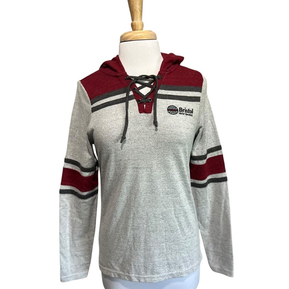 Antigua BRISTOL MOTOR SPEEDWAY Super Soft Hoodie Shirt Women's M Racing